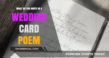 Crafting Heartfelt Wedding Card Poems: Tips for Perfect Verses