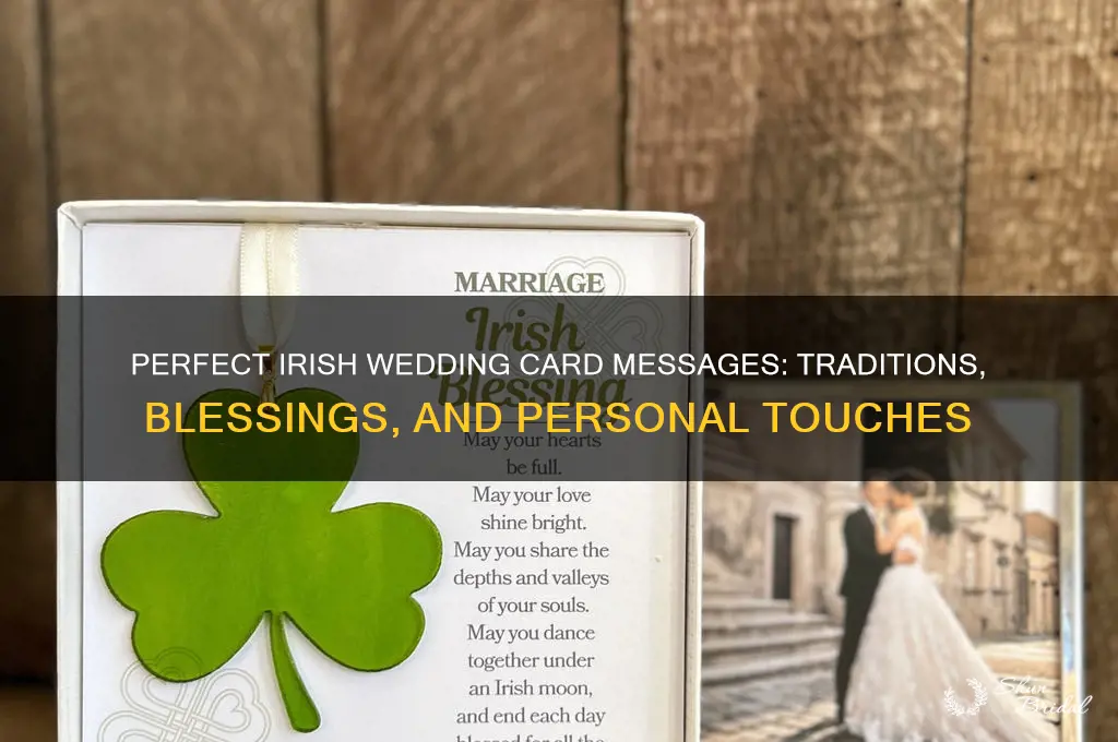 what do you write in an irish wedding card