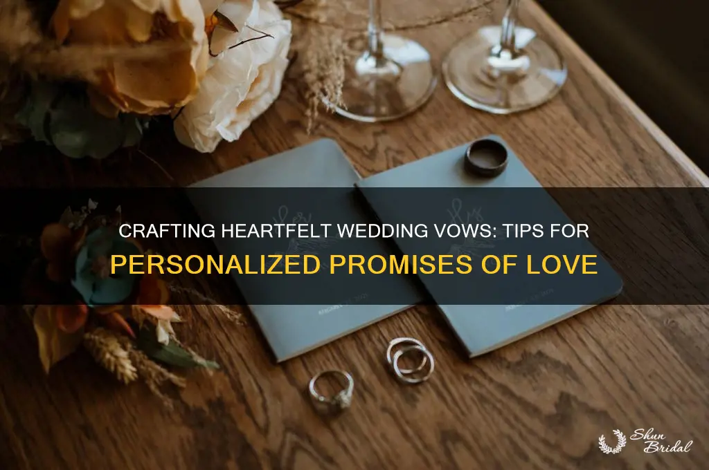 what do you write in vows