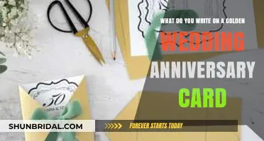 Celebrating 50 Years: Heartfelt Golden Wedding Anniversary Card Messages
