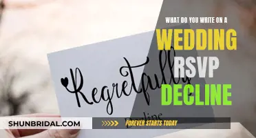 Regretfully Declining: Crafting a Thoughtful Wedding RSVP Decline