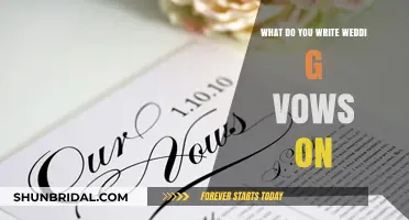 Crafting Your Perfect Wedding Vows: Paper, Cards, or Creative Ideas?
