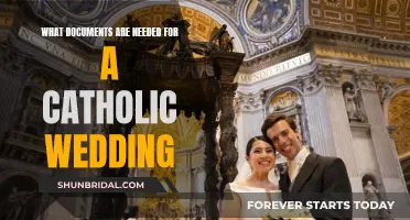 Documents Required for a Catholic Wedding Ceremony