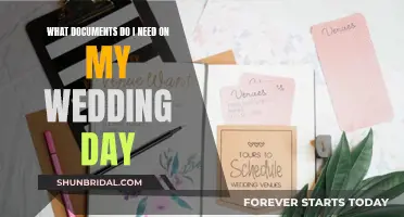 Documents for Your Wedding Day: What to Bring
