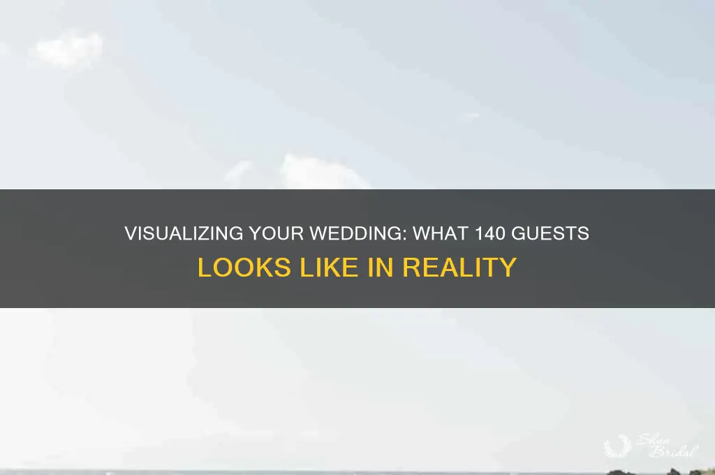 what does 140 wedding guests look like