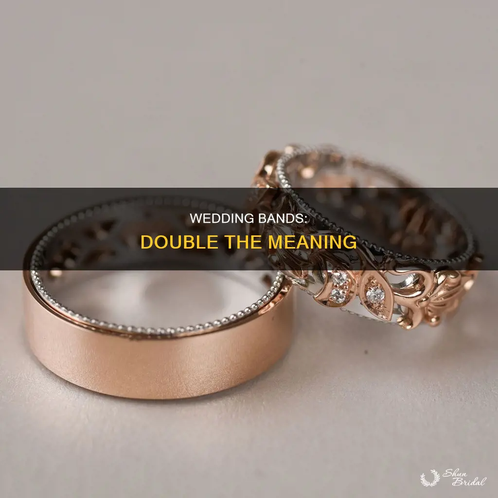 what does 2 wedding bands mean