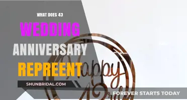 Celebrating 43 Years of Love: The Meaning Behind the Wedding Anniversary