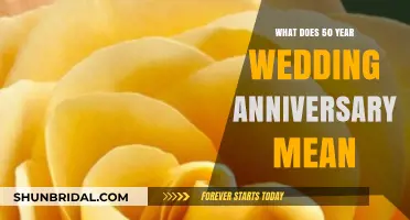 Celebrating 50 Years of Love: The Golden Wedding Anniversary Meaning