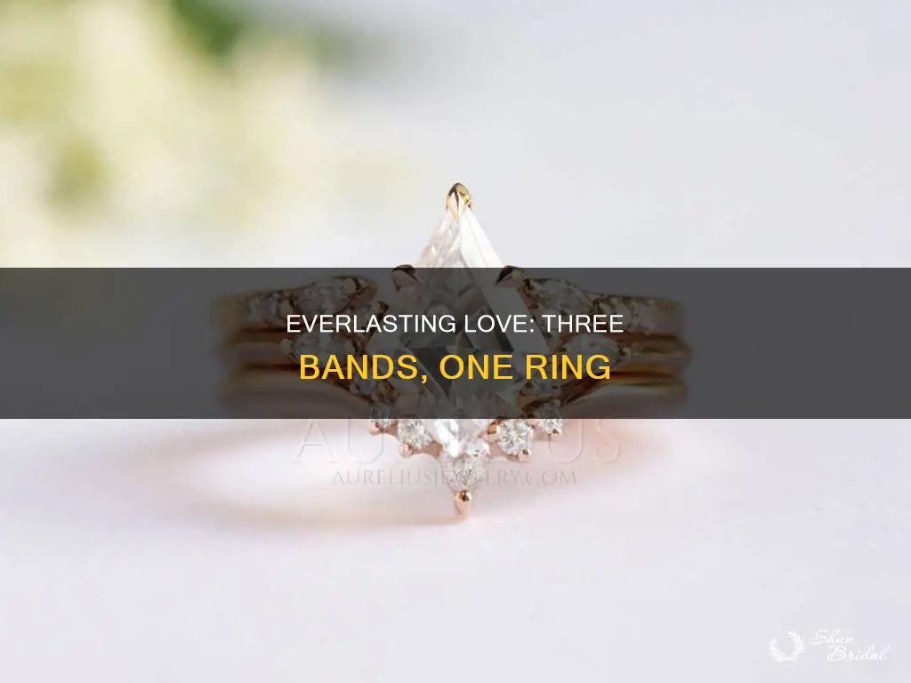 what does a 3 band wedding ring mean