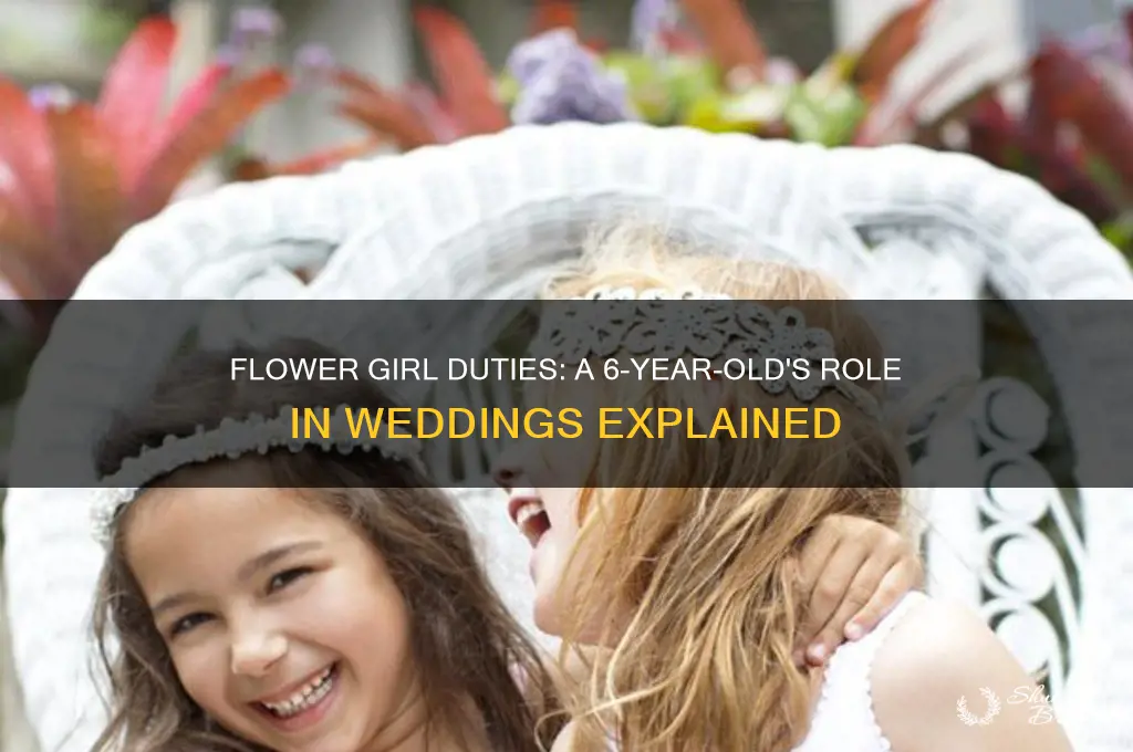what does a 6 year old flower girl do