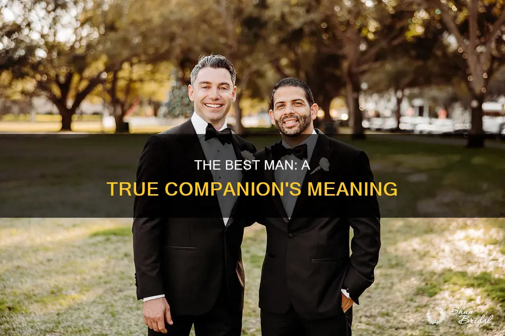 what does a best man mean