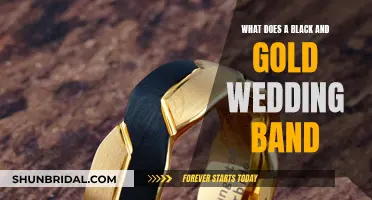 Black and Gold Bands: A Unique Wedding Choice