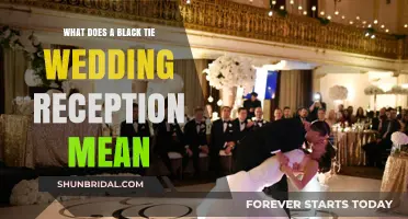 Black Tie Wedding Reception: What's the Dress Code?