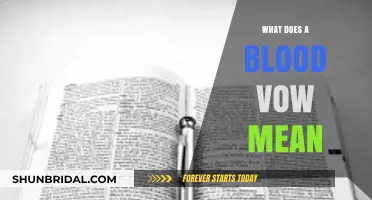 Understanding the Sacred Bond: What Does a Blood Vow Truly Mean?