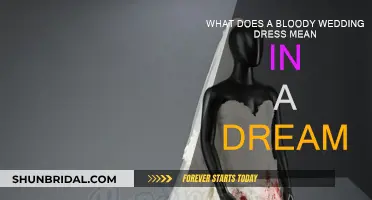Interpreting a Bloody Wedding Dress Dream