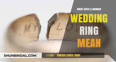 Broken Wedding Ring: Interpreting the Unfortunate Symbolism