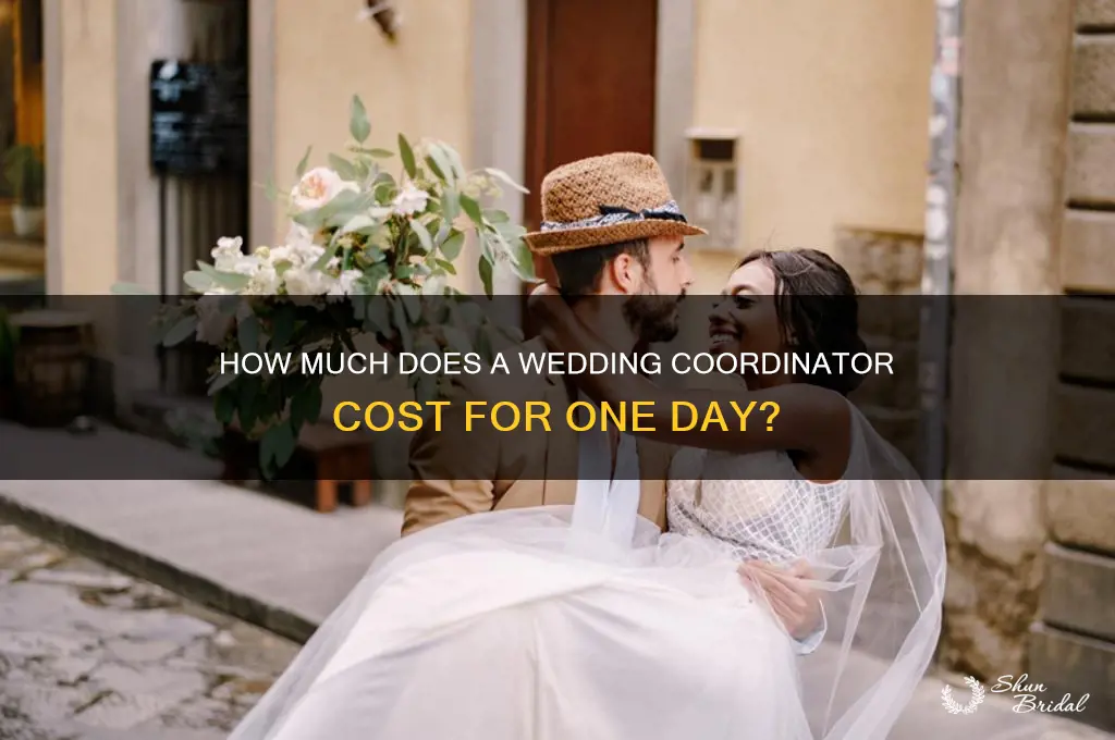what does a day of wedding coordinator cost