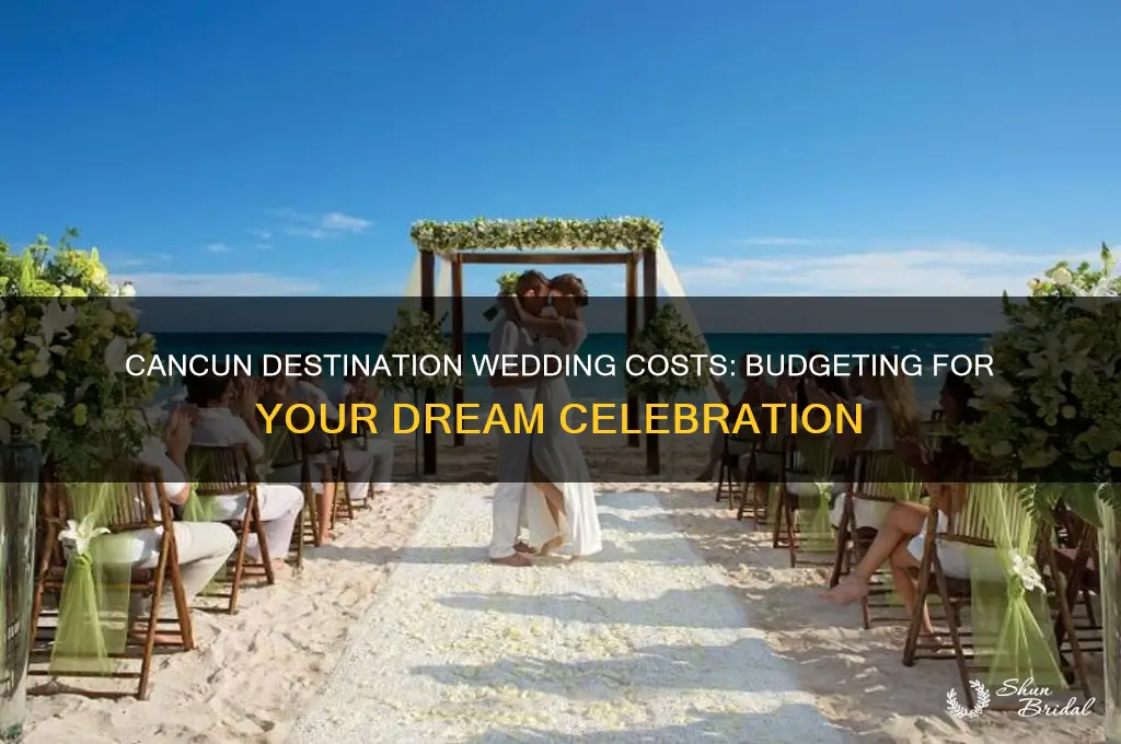 what does a destination wedding in cancun cost