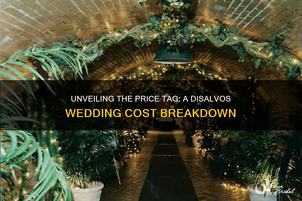 what does a disalvos wedding cost