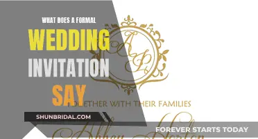 Formal Wedding Invitation Wording: What to Include