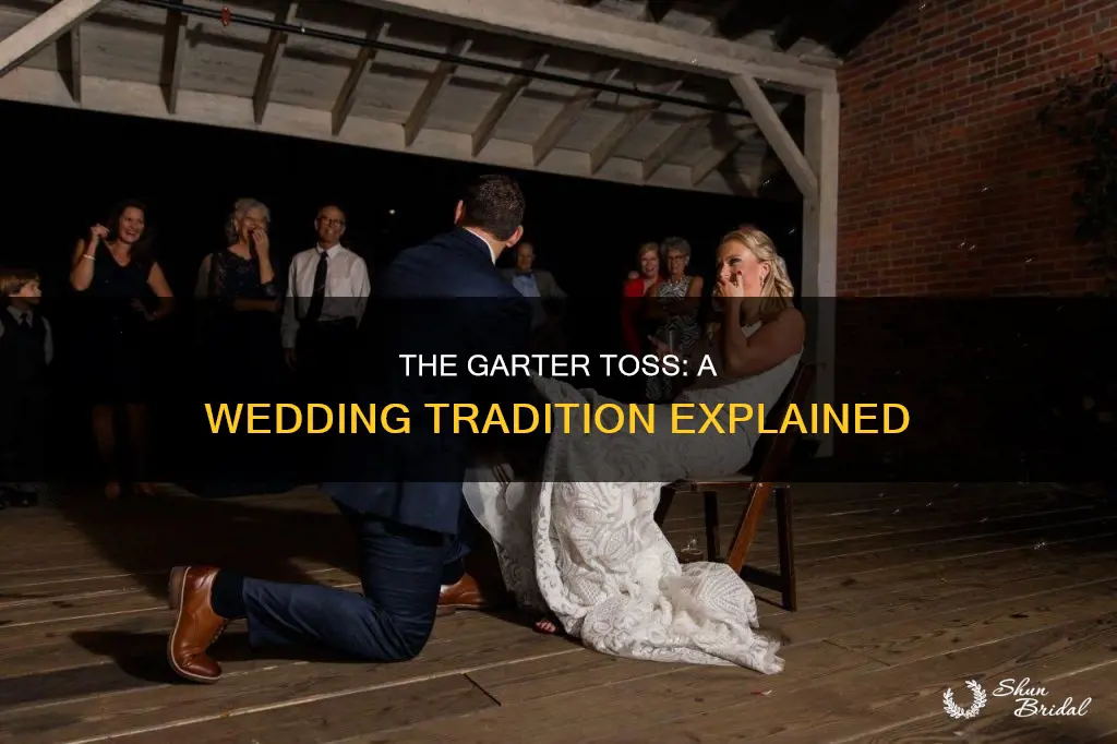 what does a garter toss at a wedding mean