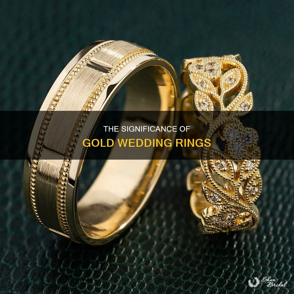 what does a gold wedding ring mean