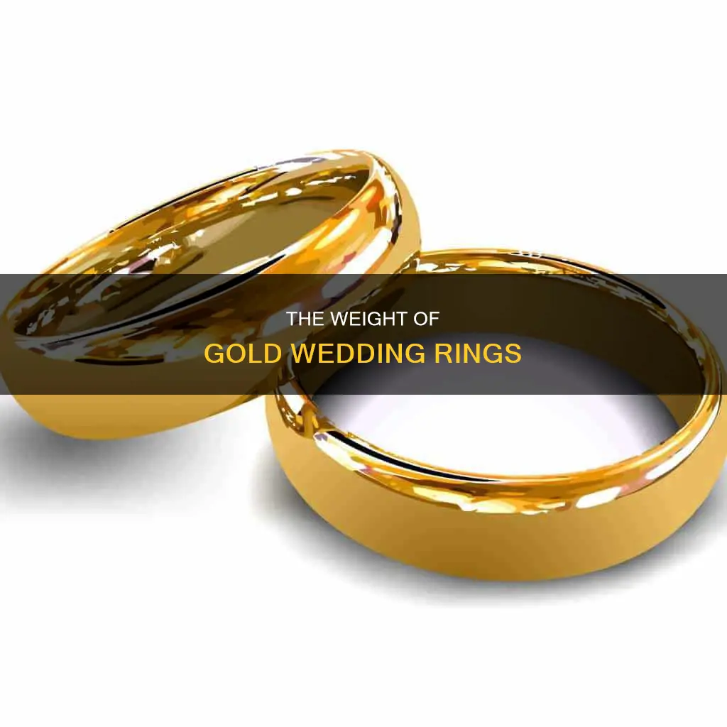 what does a gold wedding ring weigh