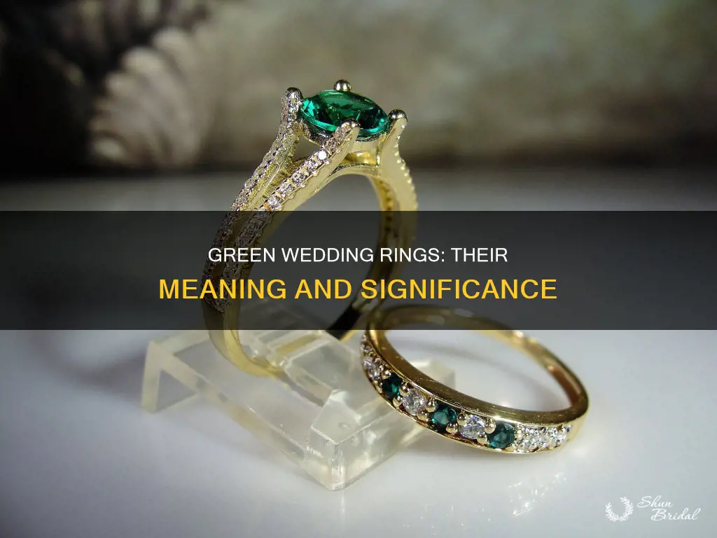 what does a green wedding ring mean