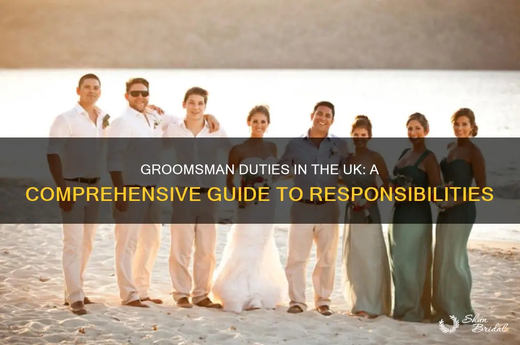 what does a groomsman do uk