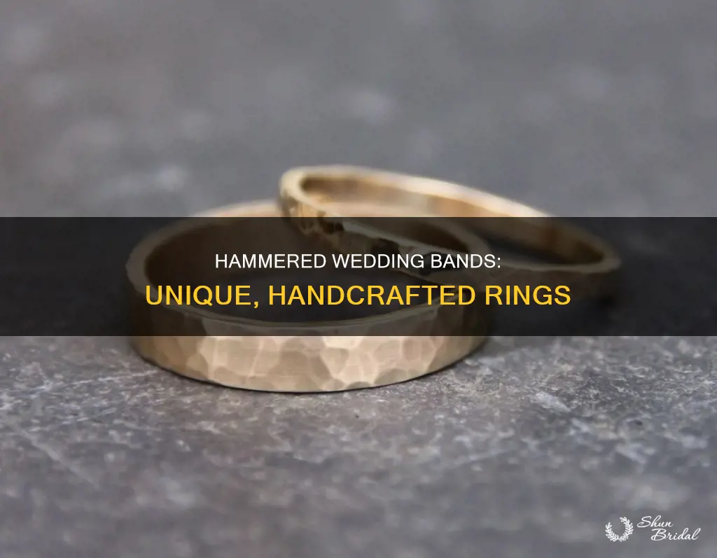 what does a hammered wedding band mean