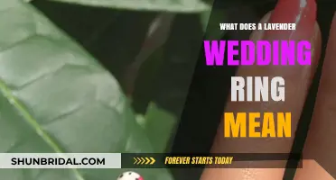 The Significance of Lavender Wedding Rings