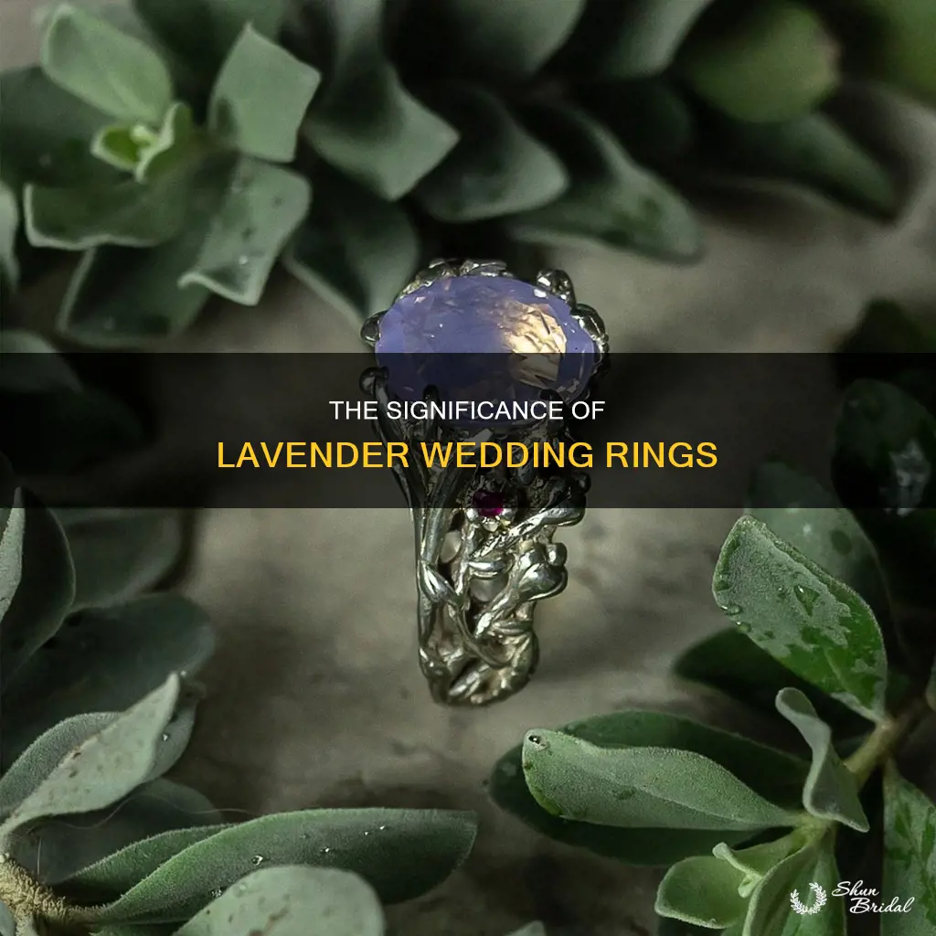 what does a lavender wedding ring mean