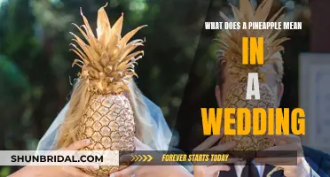 Pineapple Presence: The Sweet Symbolism of Pineapple at Weddings