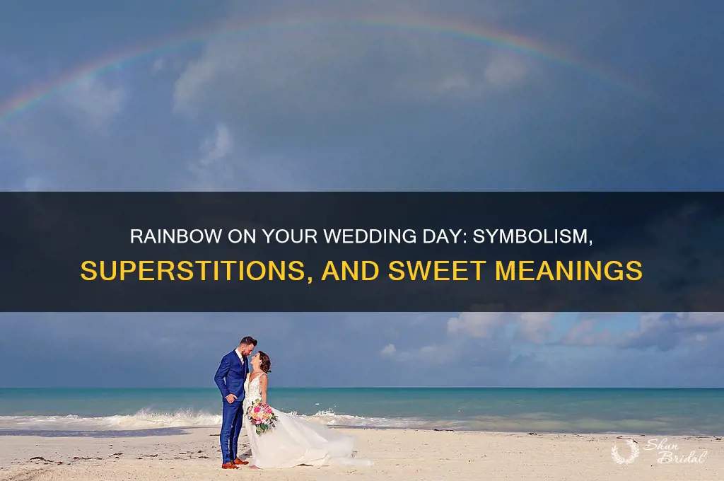 what does a rainbow mean on your wedding day