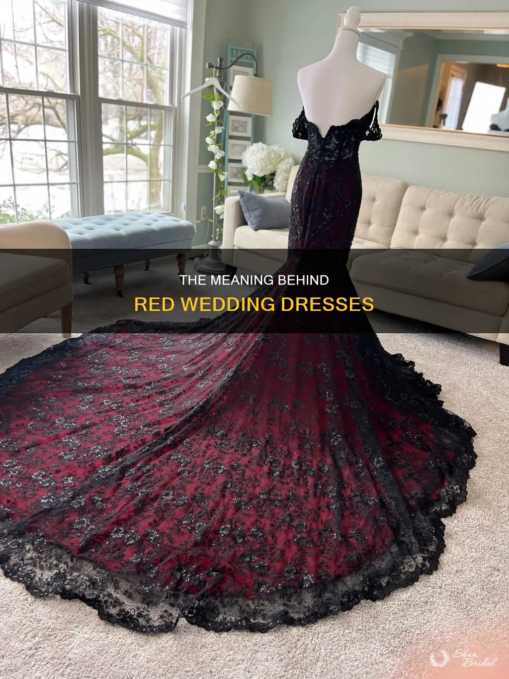 what does a red wedding dress mean