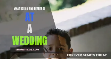 Ring Bearer's Role at a Wedding