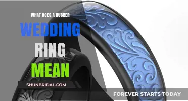 Rubber Wedding Rings: What's the Meaning?