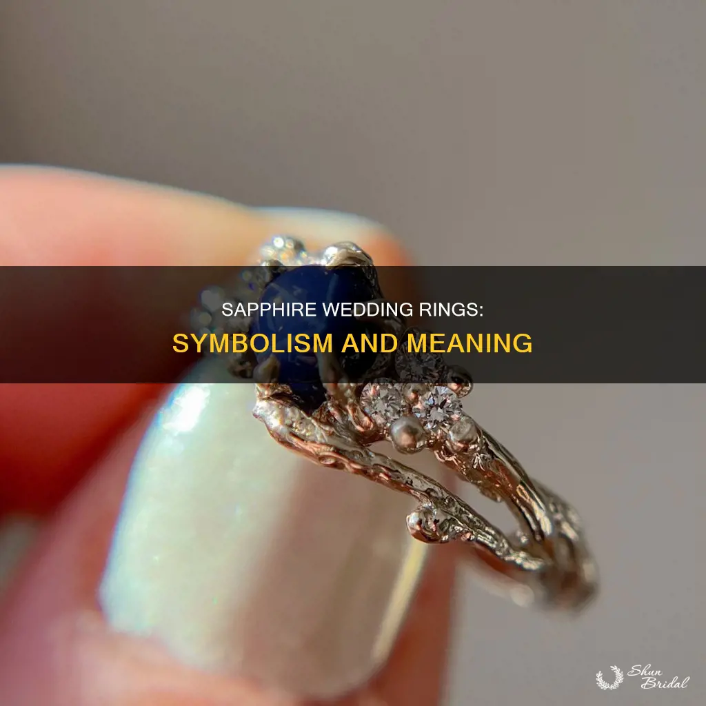 what does a sapphire in a wedding ring mean