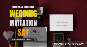 The Anatomy of a Traditional Wedding Invitation