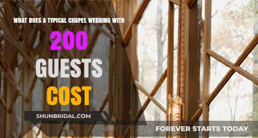 Average Cost of a 200-Guest Chapel Wedding: Budget Breakdown