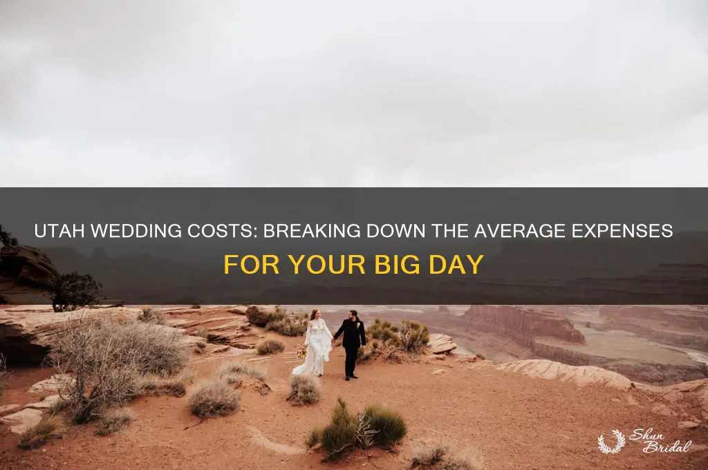 what does a typical utah wedding cost