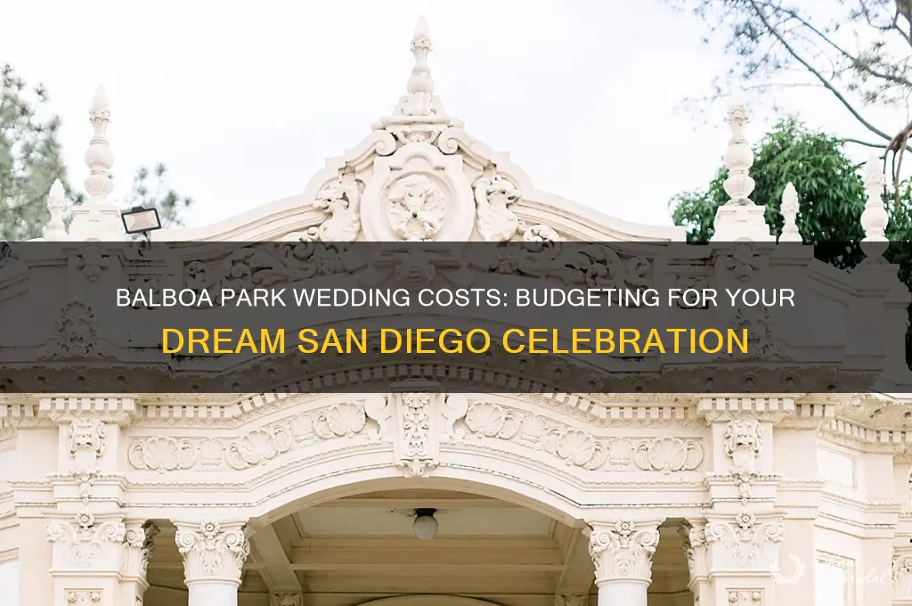 what does a wedding at balboa park cost