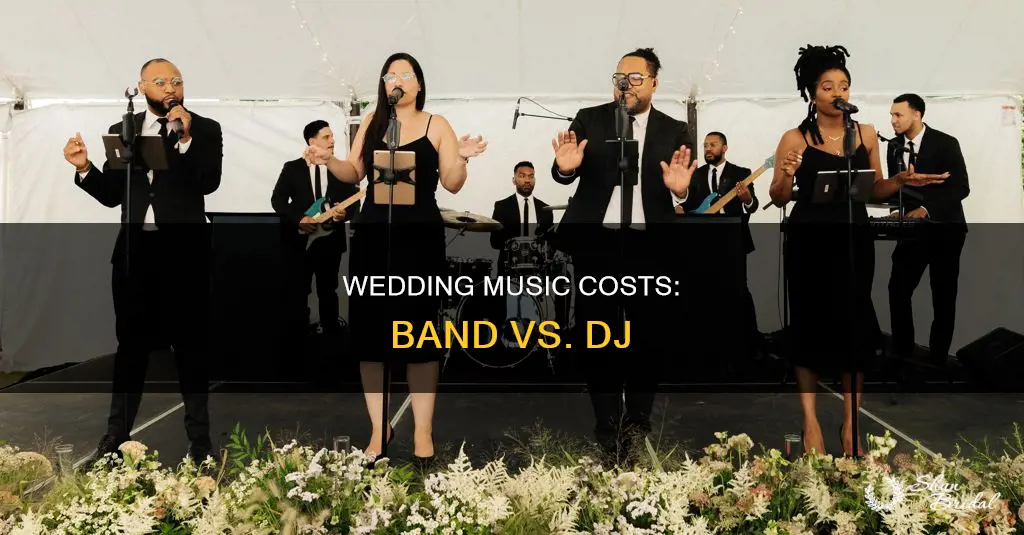 what does a wedding band or dj cost