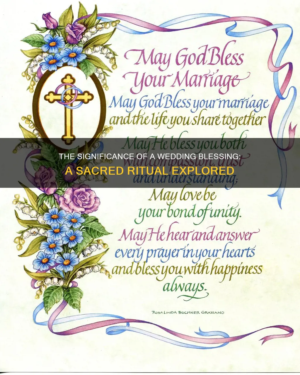 what does a wedding blessing mean