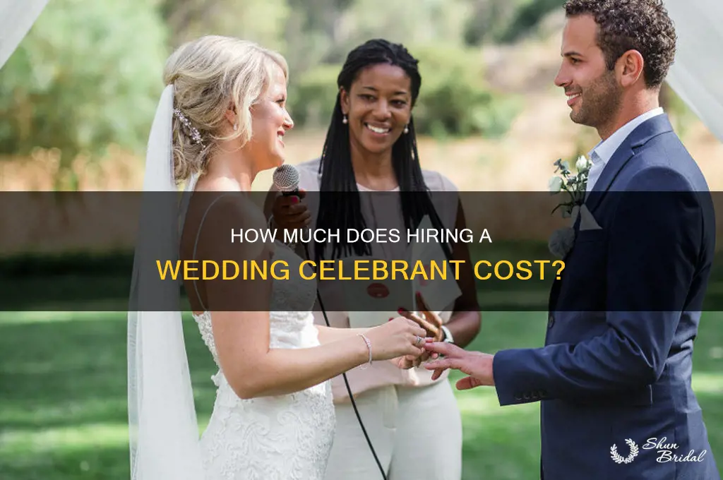 what does a wedding celebrant cost