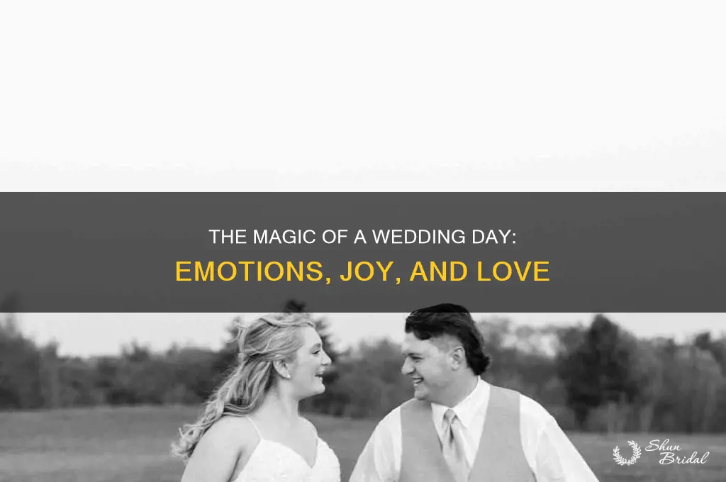 what does a wedding day feel like