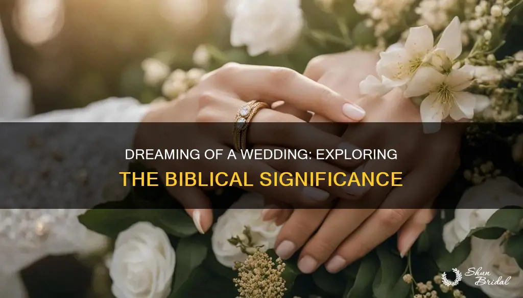 what does a wedding mean in a dream biblically