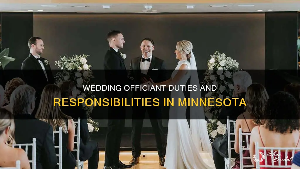 what does a wedding officiant need to do in mn