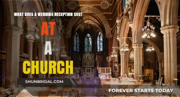 Church Wedding Reception Costs: How Much?