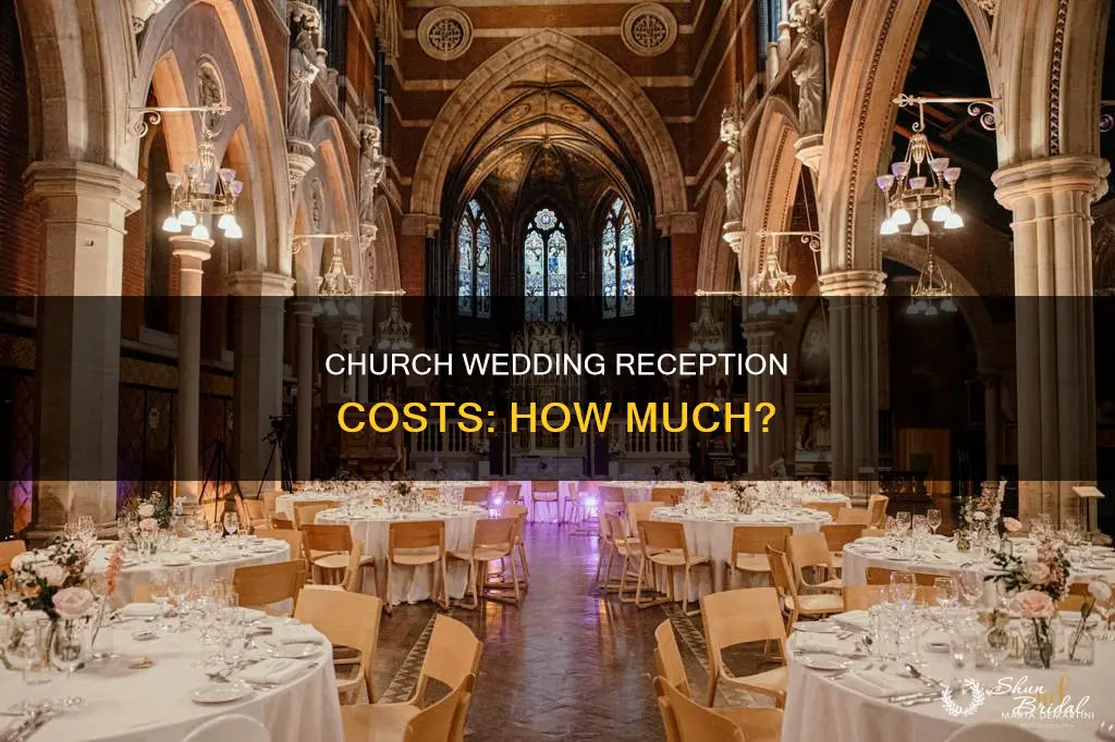 what does a wedding reception cost at a church